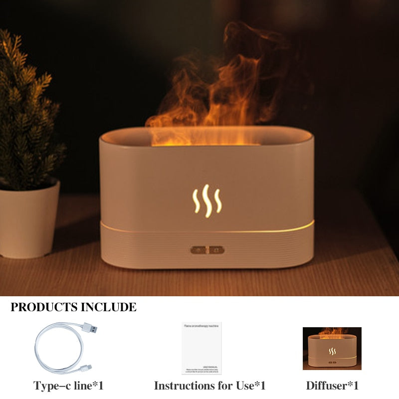 Essential Oil Aroma Diffuser Flame