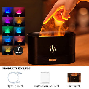 Essential Oil Aroma Diffuser Flame